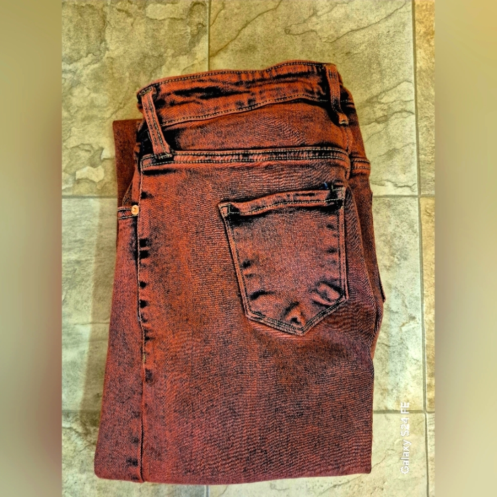 Ladies Rust Jeans